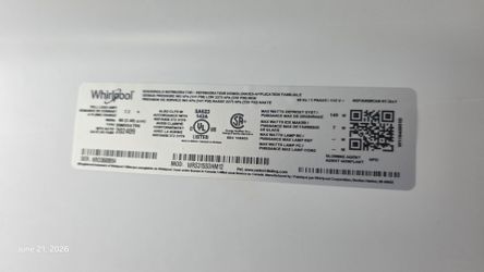 Stainless Steel Whirlpool Refrigerator