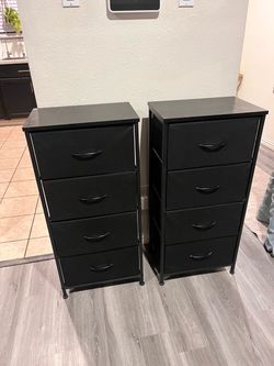 4 drawer fabric dressers