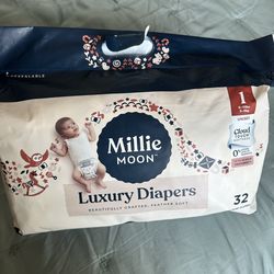 millie moon size one diapers