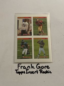 Frank Gore San Francisco 49ers All-Pro RB Topps Short Print Insert Rookie Card.