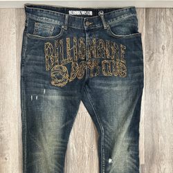 Billionaire Boys Club Creative Jeans Blue/ Brown Size 34