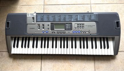 Casio LK-100 61-Key Lighted Keyboard w/ MIDI – Fully Working