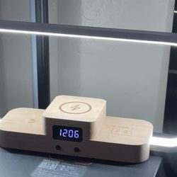 Charging station with light