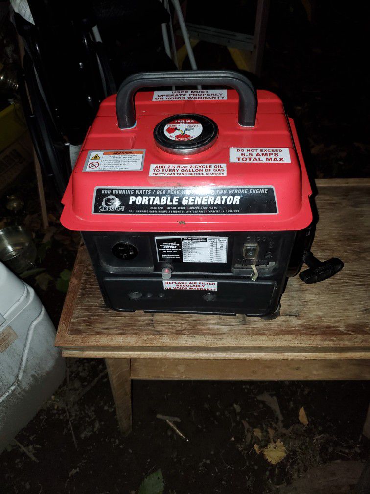 Portable Stormcat Generator. 