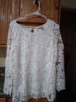 Women's white blouse