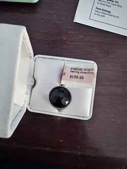 Amethyst Sterling Silver Ring 