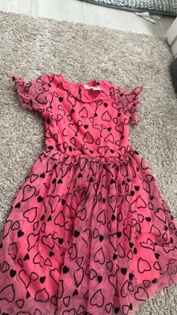 Girls dress 5 5t heart dress