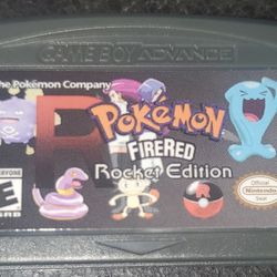 Pokemon FireRed Rocket, TMNT 2, Super Mario 2, Double Dragon, Black/White 1 Combo Card GBA Gameboy Advance New