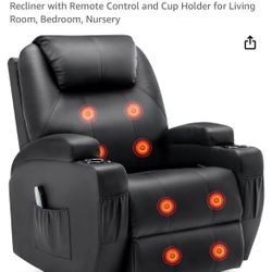 Recliner / Rocking Chair, with Massage & Heat