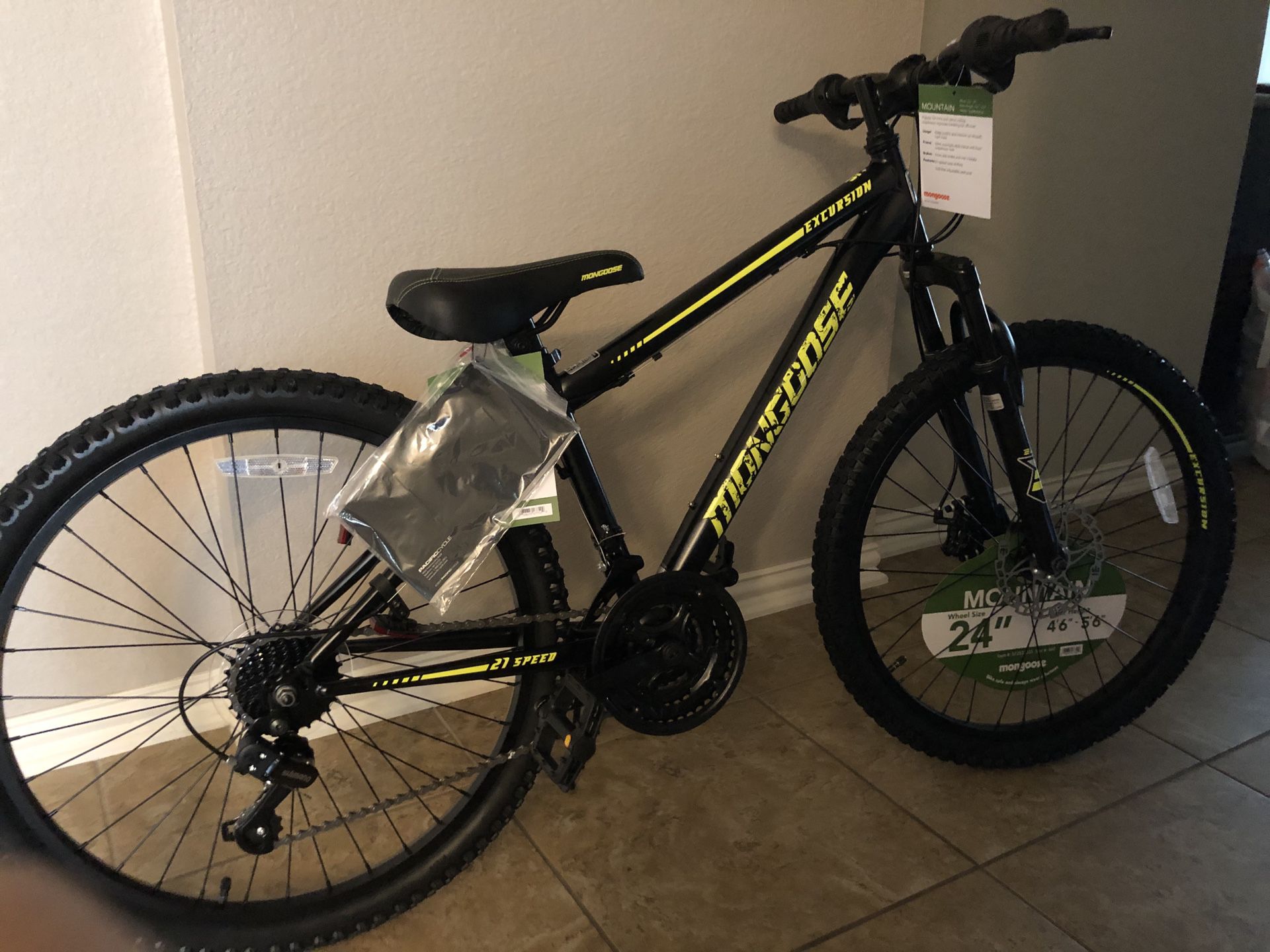 New 24 inch Mongoose bike