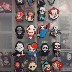 HORROR MOVIES CROC CHARMS 12  FOR $10