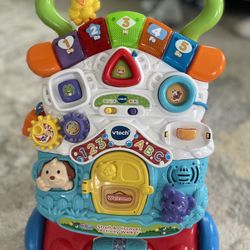VTech Stroll & Discover Activity Walker 2 -in-1 Baby & Toddler Toy