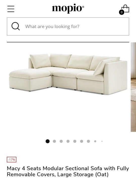 Mopio sectional couch