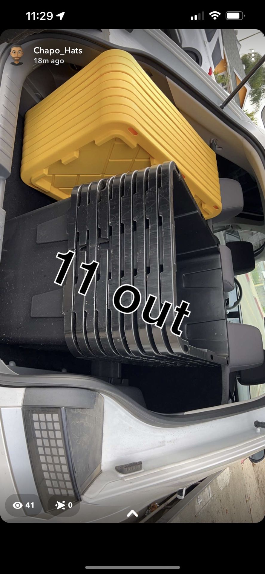 27 Gallons Storage Containers $11 Each