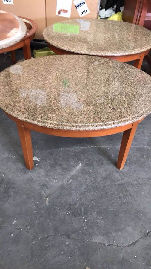 Granite top coffee tables