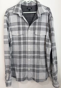 Express flannel shirt size Large