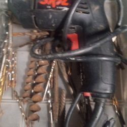 Skil Corded Reversible Drill WORKS GREAT With Bonus Drill Bits 