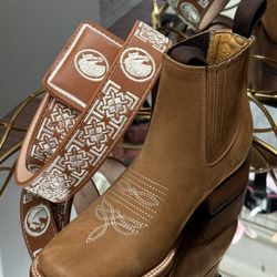 Botines Y Cinto Vaquero