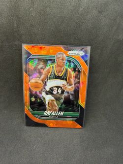 Ray Allen Panini Prizm Orange Ice Basketball Card