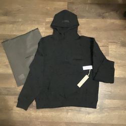 Black Essentials Hoodie