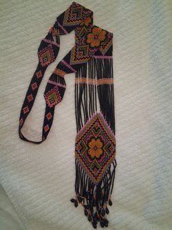 HANDMADE ALL BEADED NECKLACE NEW