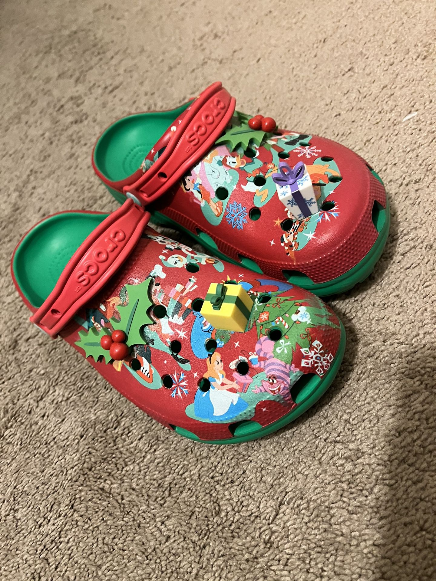 Brand New Disney Xmas Crocs Mens 11