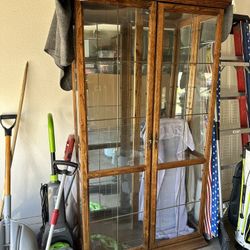 Large Antique China Cabinet