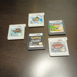3DS & DS GAMES POKEMON BLACK 100% AUTHENTIC