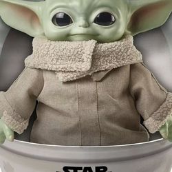 Baby Yoda Doll Star Wars Mandalorian The Child 11" Plush Mattel GWD85
