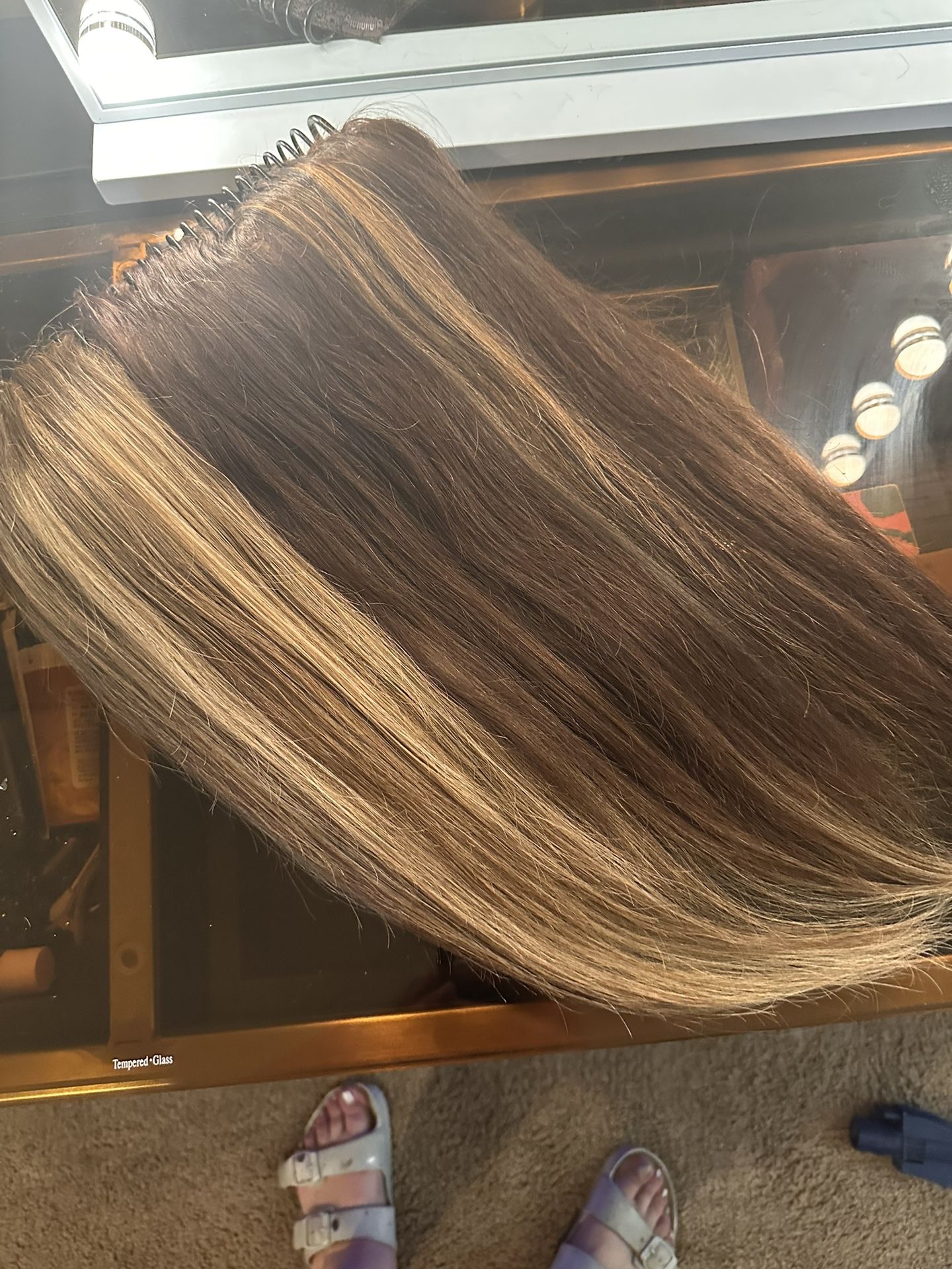 💯 Human Hair Silky Clip Ins 20 18 & 22 In 