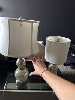 2 Table Lamps $60