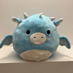 Small Blue Squishmallow Dragon
