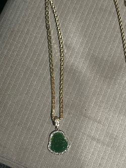 Buddha pendant rolex chain