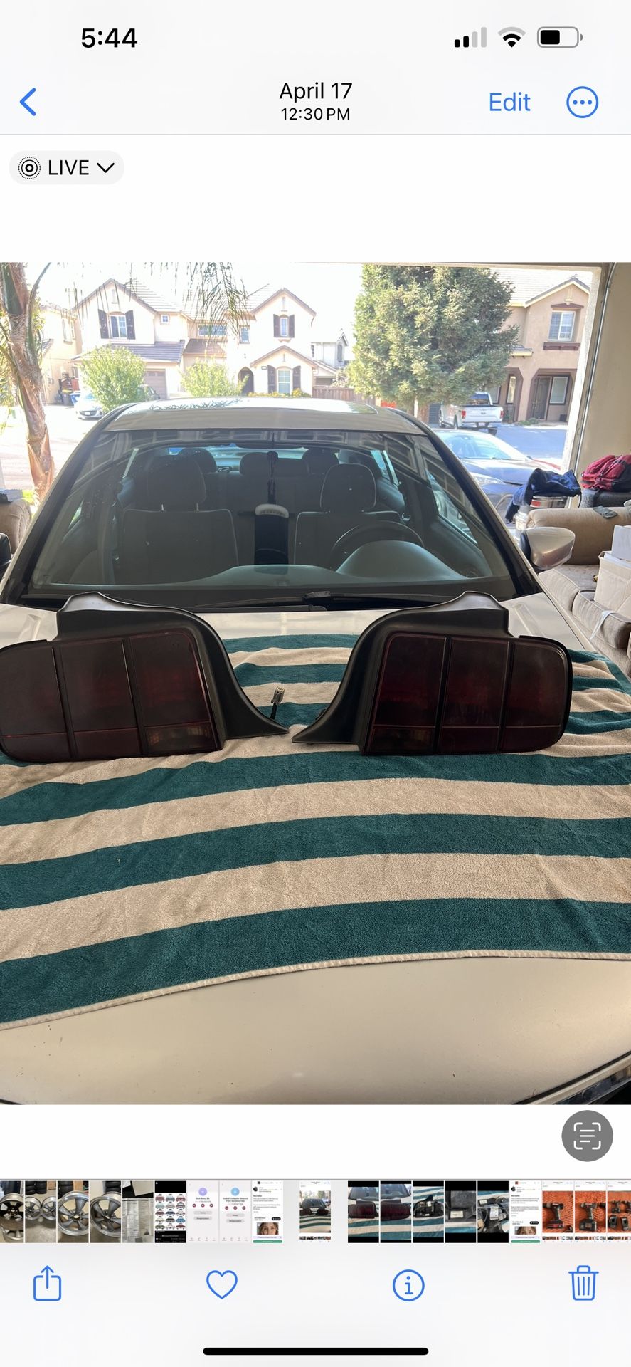 Set of tail lights for 2005 Mustang