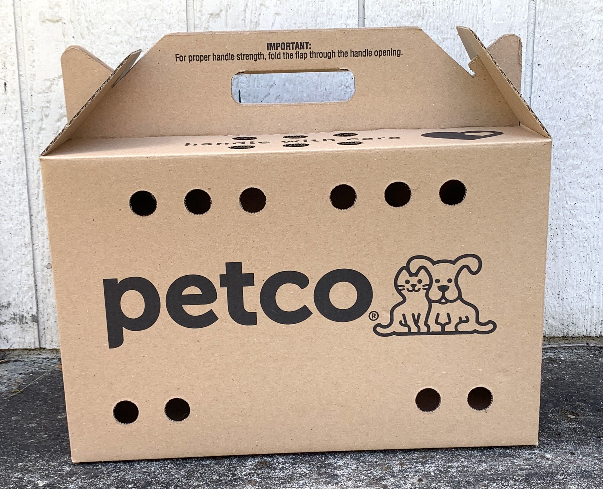 Petco Cardboard Pet Carrier