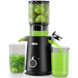 ECOSLF Large Feed Chutecfor Family Needs, Professional Cold Juicer For Whole Fruits & Vegetables, Easy To Clean