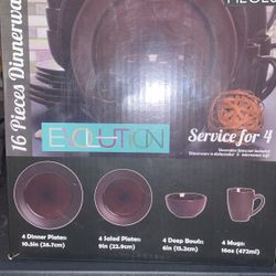 16 Pieces Dinnerware Set