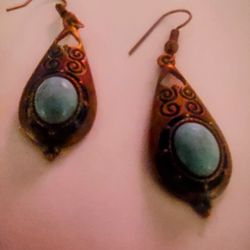 Turquoise Indian Earrings