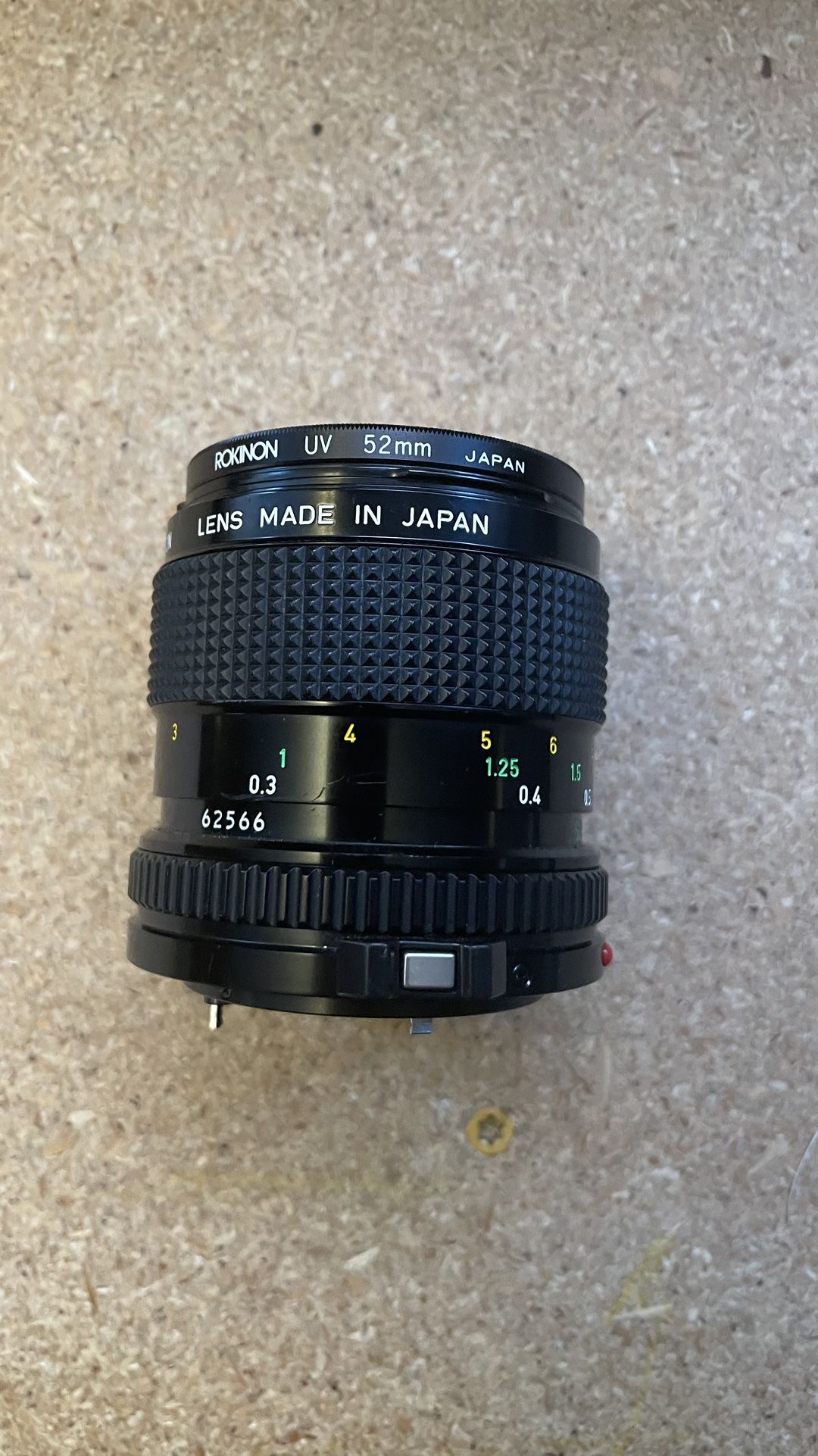 canon FD 50mm macro lens