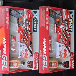 2 New X-Shot Hyper Gel Blaster