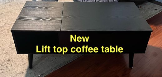 New lift top coffee table
