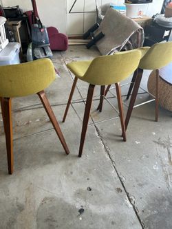 Lime green bar stools* 3
