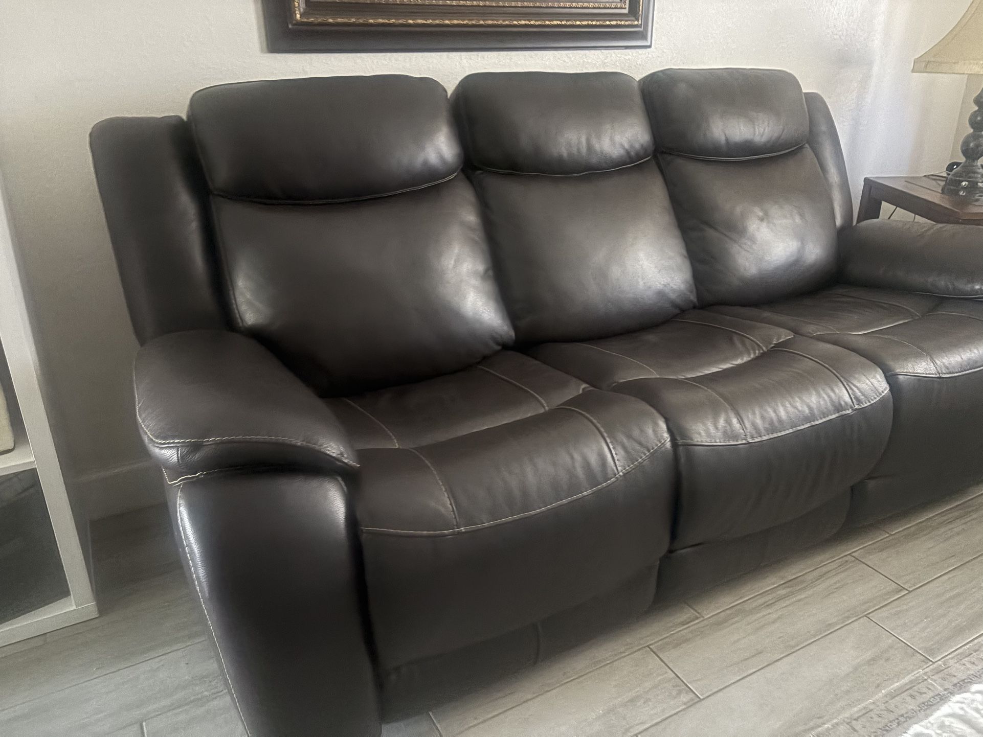Leather Couch Sofa