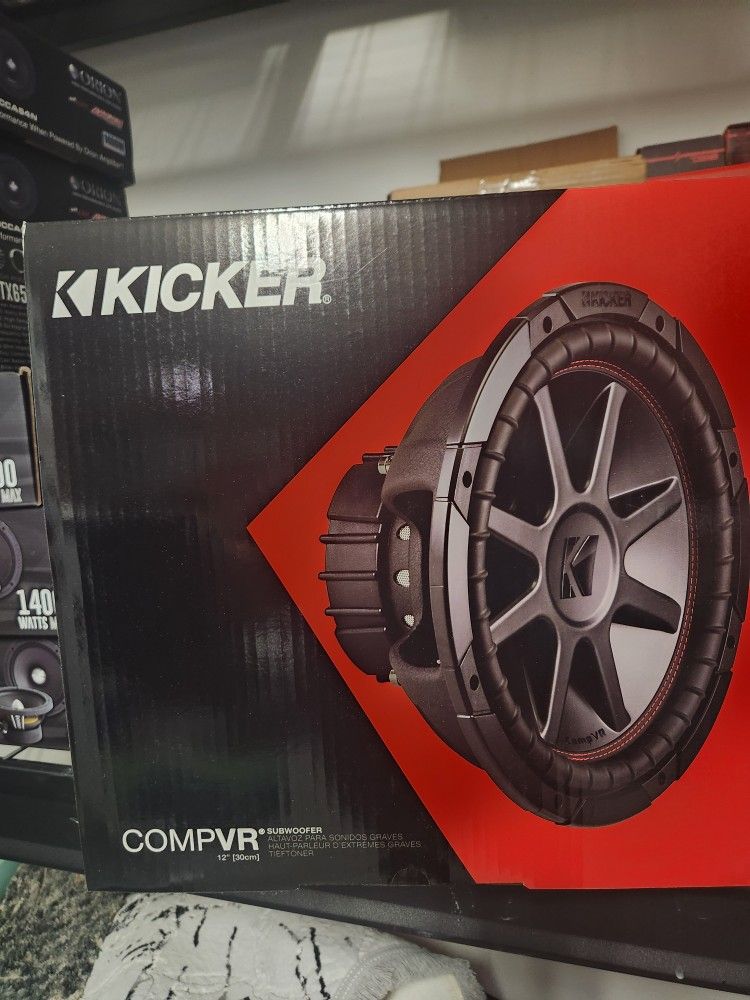 New!! Kicker CVR 12" Subwoofer