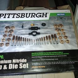 Pittsburgh Tap And Die Set New In The Box Firm  On Price