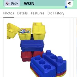 Kids Legos/toy Storage Brand New