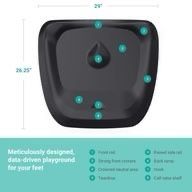 Home Office Standing Desk Mat, TOPO by ergoDRIVENř