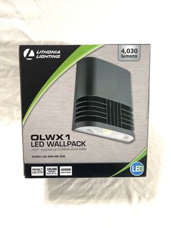 Brand new in the box Lithonia lighting dusk, till Dawn outdoor floodlight. Retails for $207 for this model.