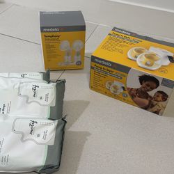 Medela Breast Pump Bundle – Used Once + 300 Bags + Extra Parts