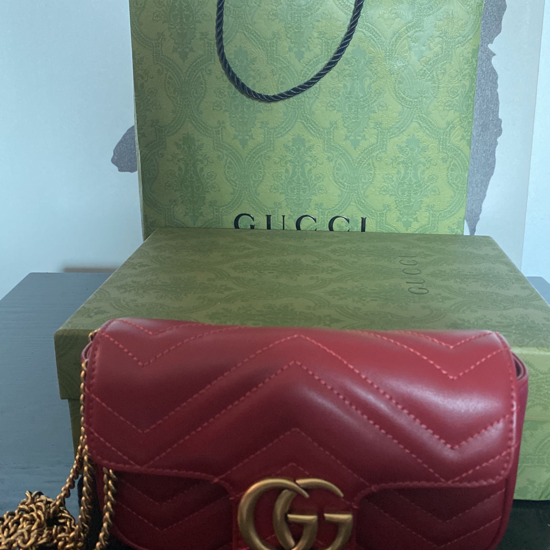 Authentic GG Marmont super mini bag